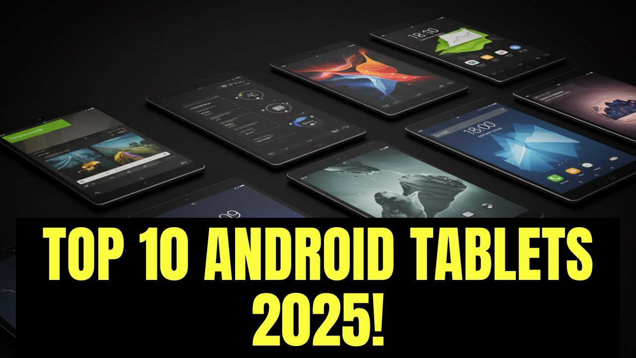 Top 10 Android Tablets 2025 -  Choose the Best for Gaming, Creativity & Productivity!