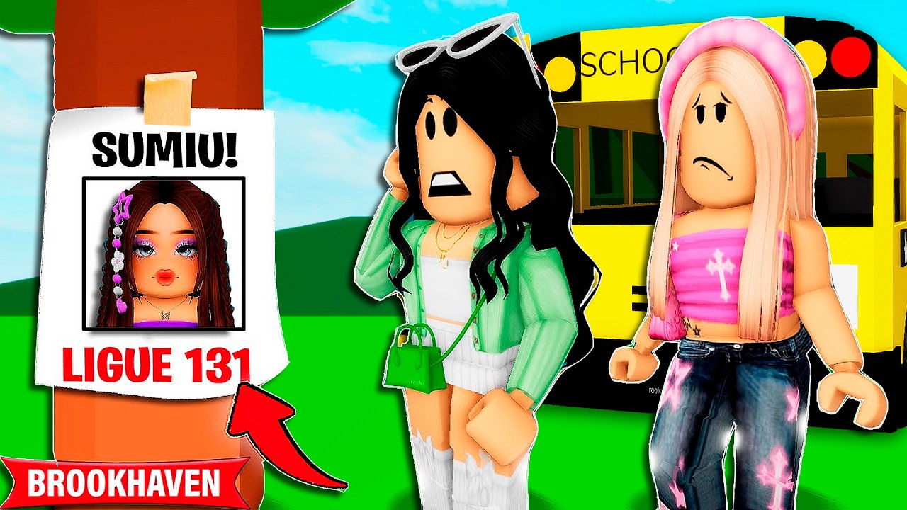 A MENINA DESAPARECEU NO PASSEIO DA ESCOLA! | Historinhas em Brookhaven RP🏡