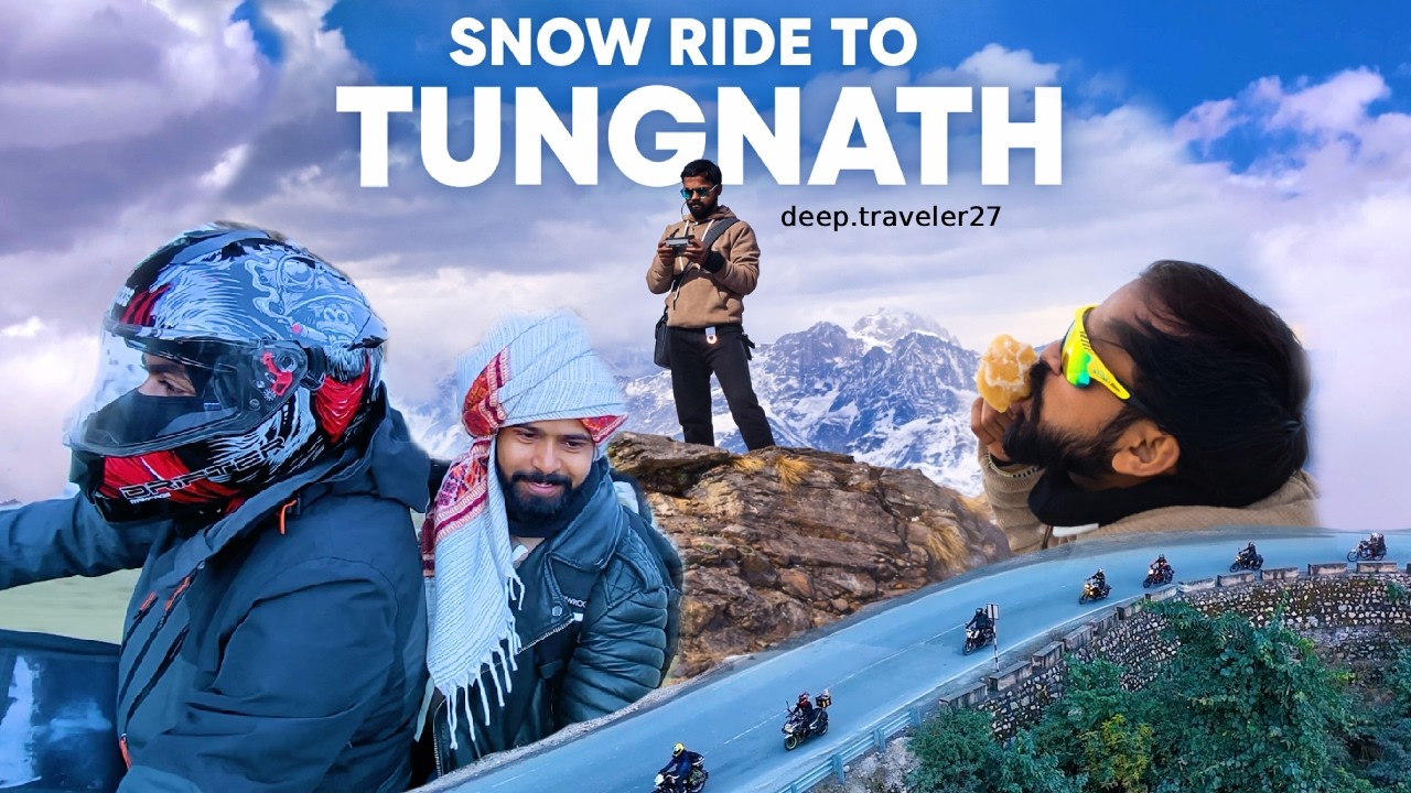 Delhi to Tungnath Winter Trek 2026 ❄️ | Bike Trip to World's Highest Shiv Temple Trek in feb