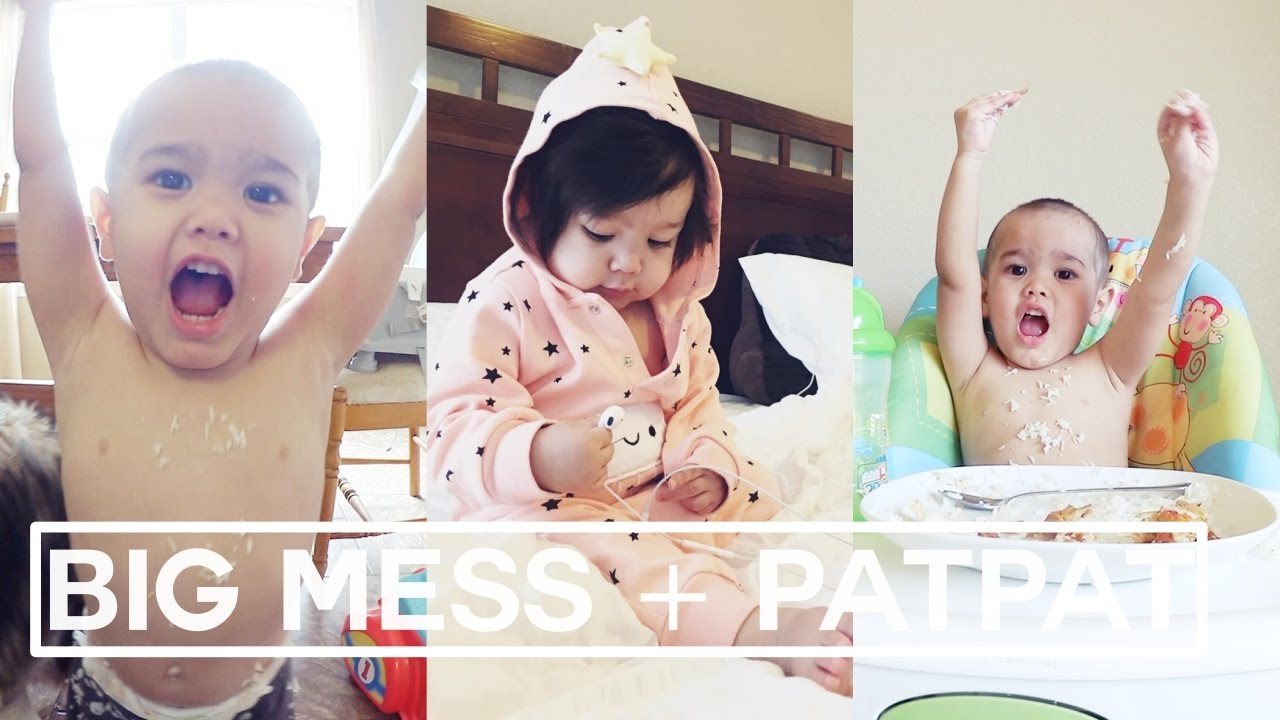 MAKAN BERANTAKAN SEKALI | BAJU BARU BUAT ANAK2 DARI PATPAT |