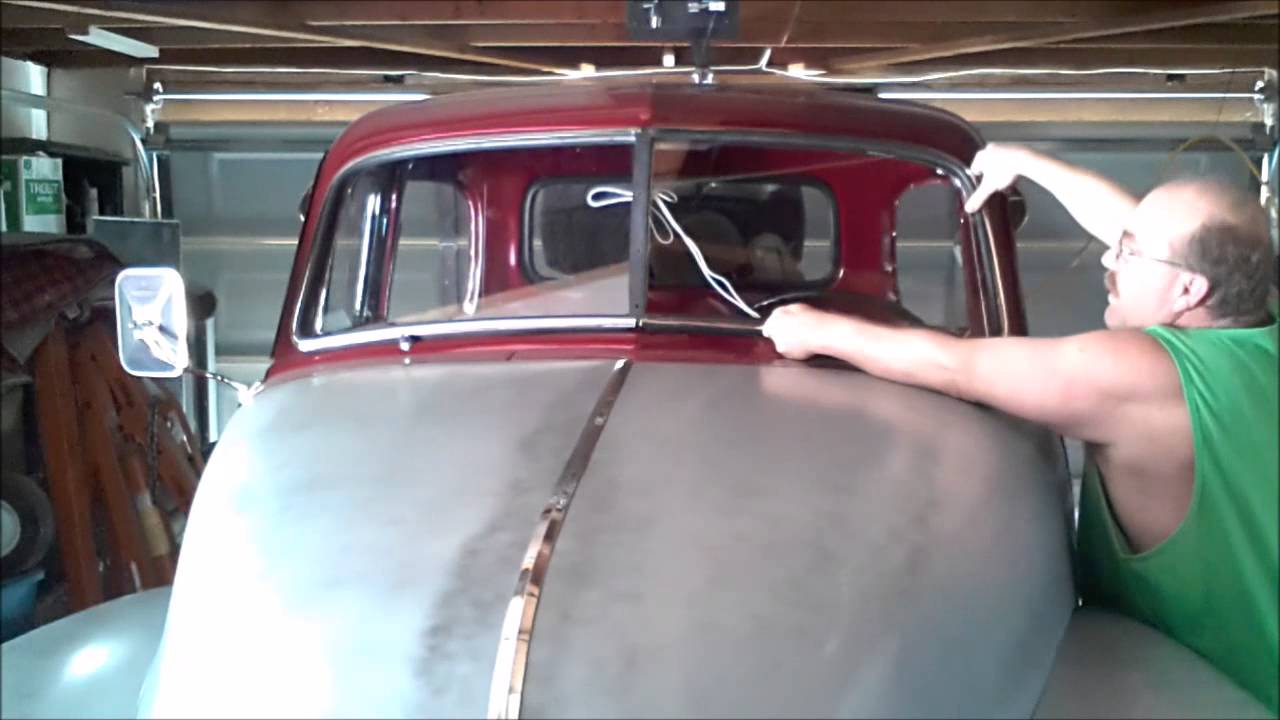 Installing Windshield on my Advance Design Chevy Pickup