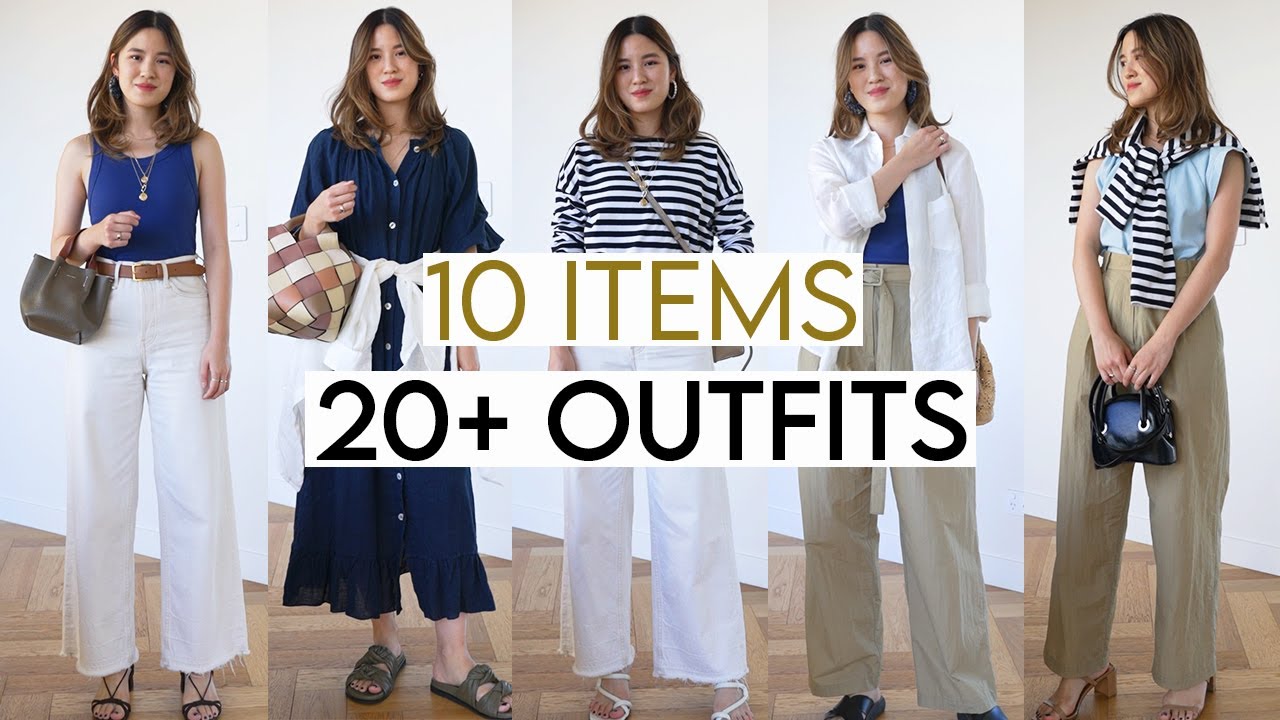 SUMMER CAPSULE WARDROBE 2022 | 10 Items, 20+ Outfits