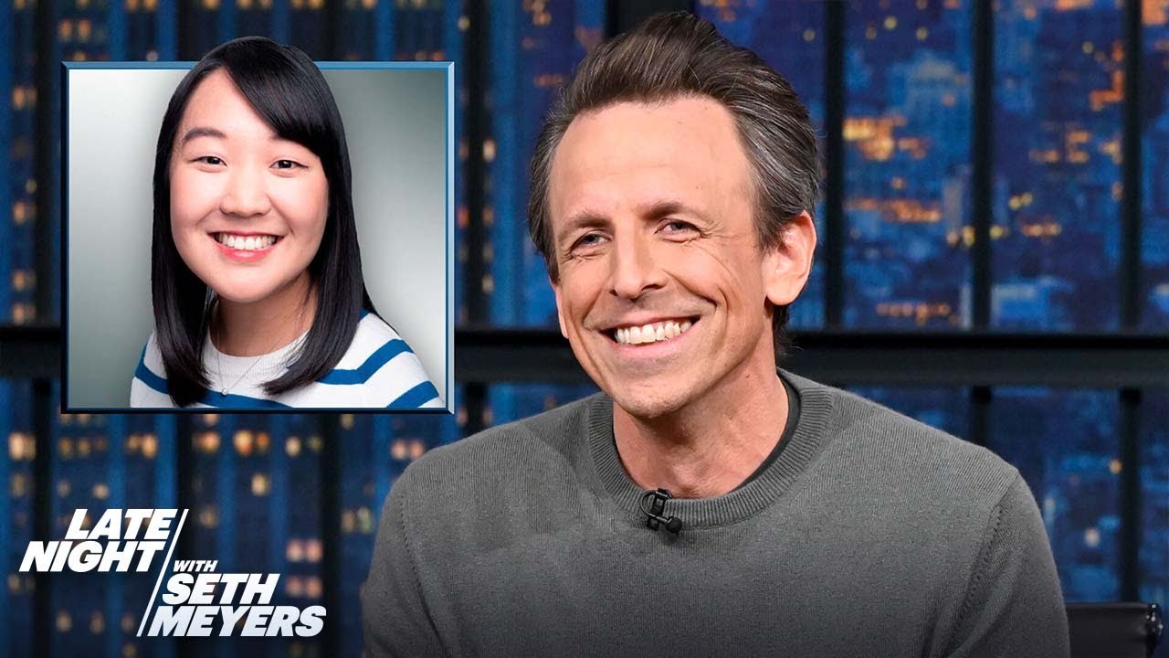 Seth Holds a Surprise Inspection of His Monologue Writers in January 2023