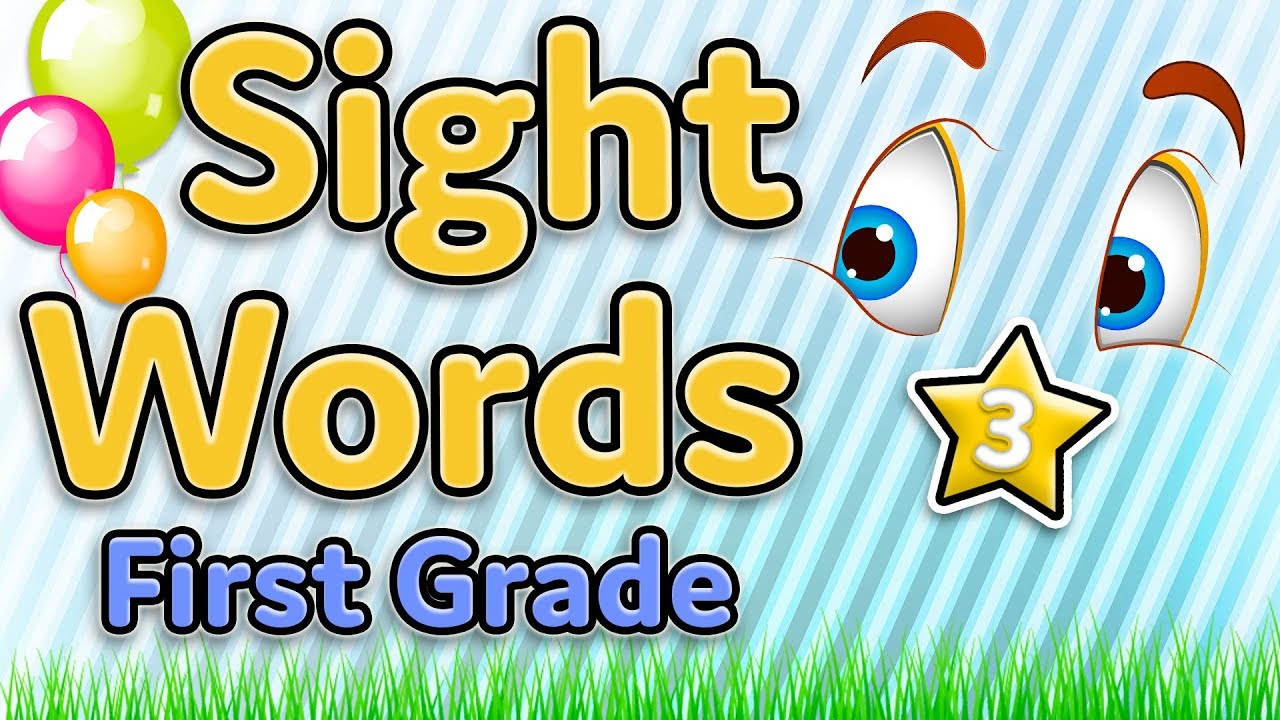 Sight Words - First grade Dolch list