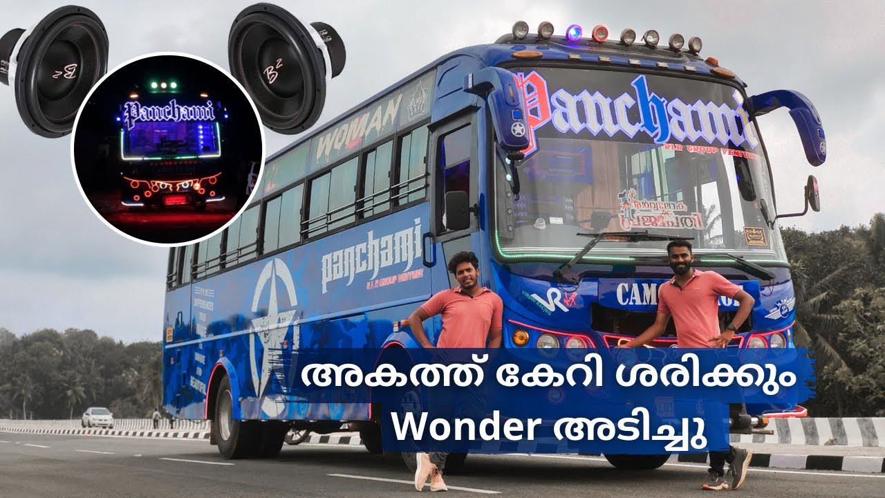 Wonder women -ഞെട്ടിച്ചു| Kerala’s first HD graphics painting in Tourist bus interior⚡️| Panchami