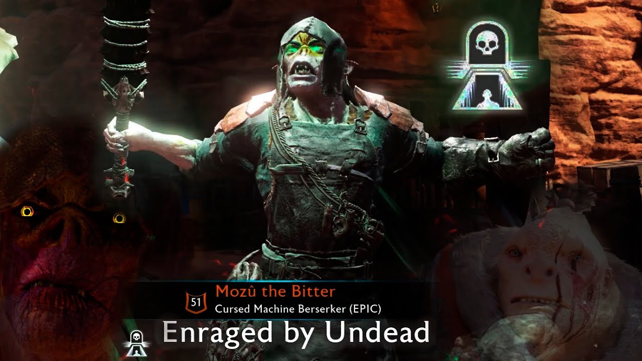 Story of immortal Necromancer-berserk Enraged by his own Undead - Shadow of War