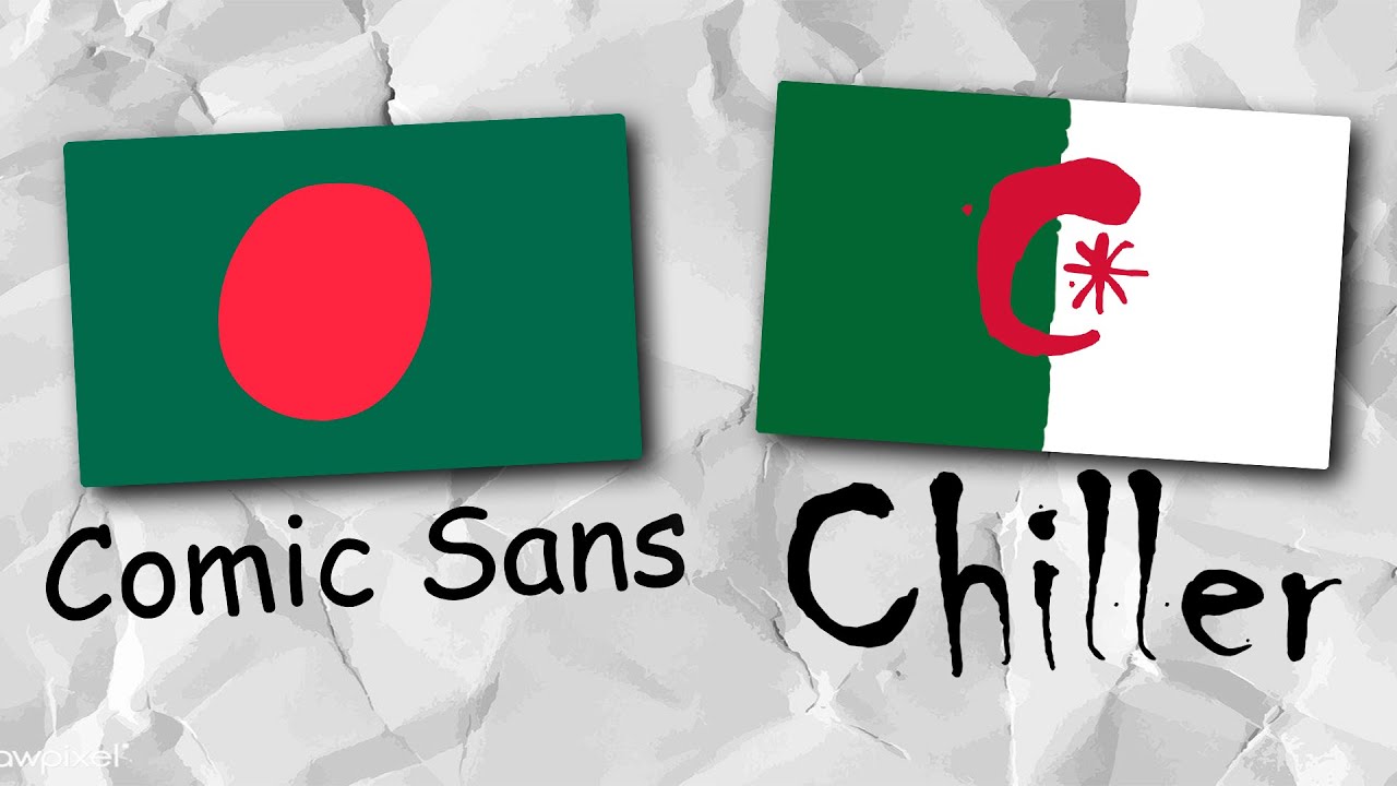 Flags in Different Fonts | Fun With Flags