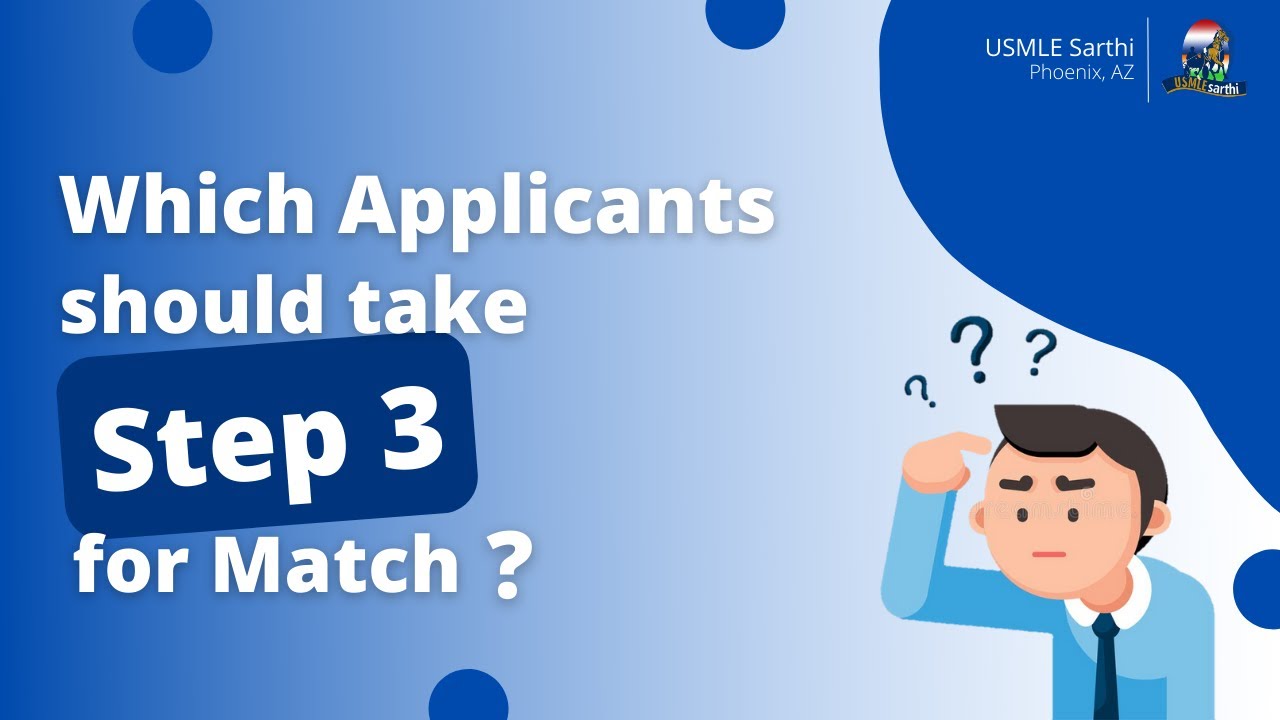 USMLE Step 3 to match as IMG: Do you need it? When to take it?