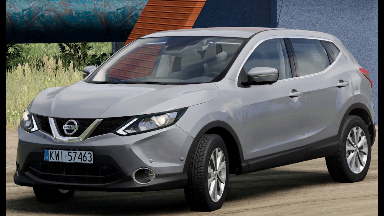 BeamNG drive Polskie drogi-28 Nissan Qashqai