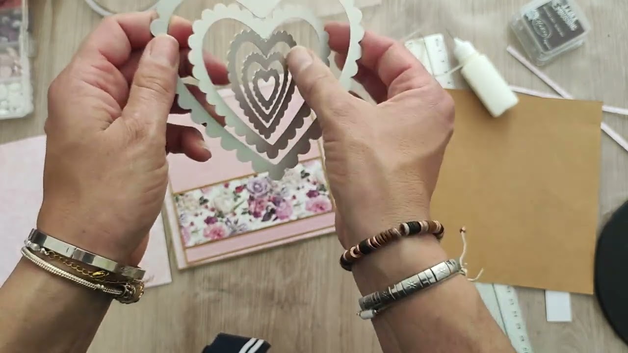Tuto carte shabby #scrap #tuto #scrapbooking
