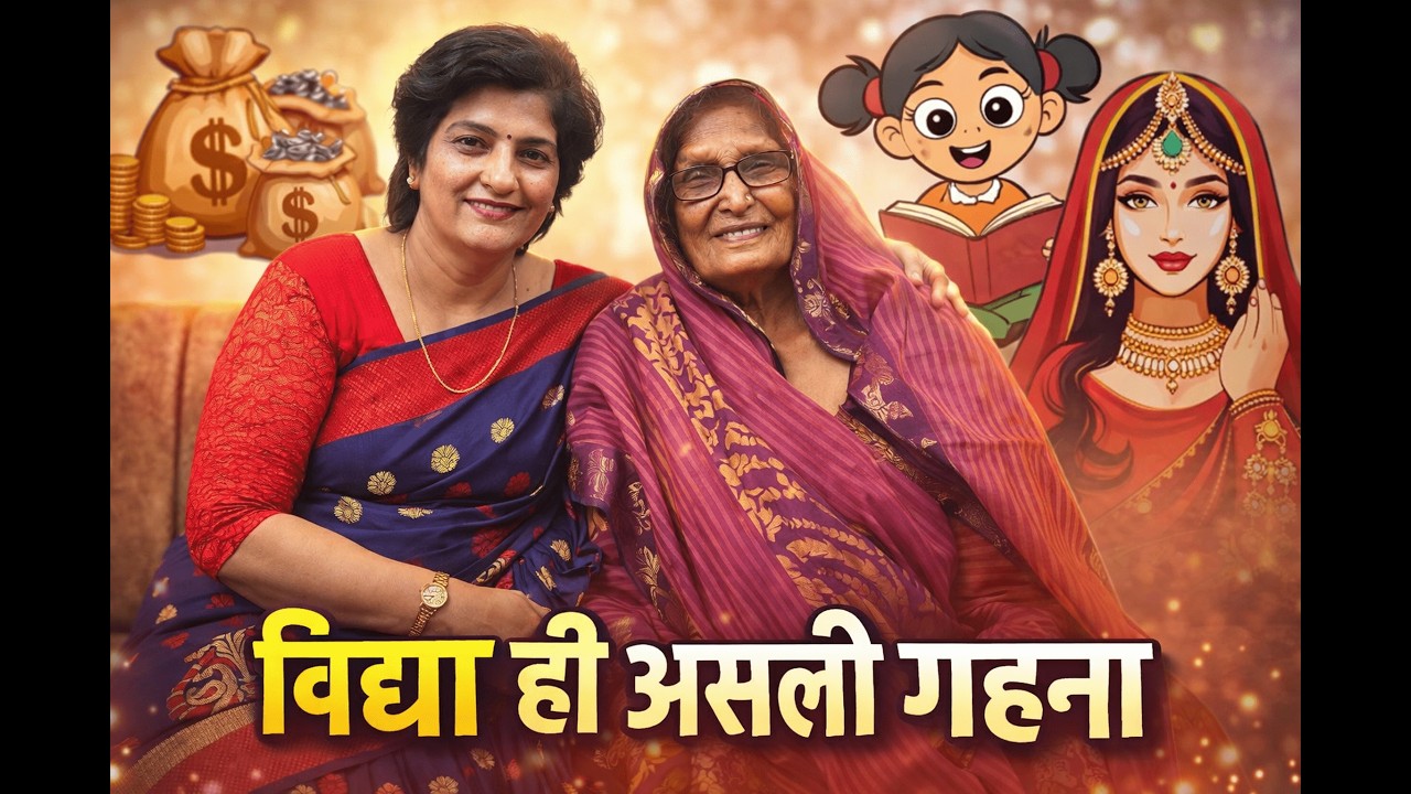 विद्या ही असली गहना | A woman’s true ornament is her education, not gold/Silver #Trending #viral