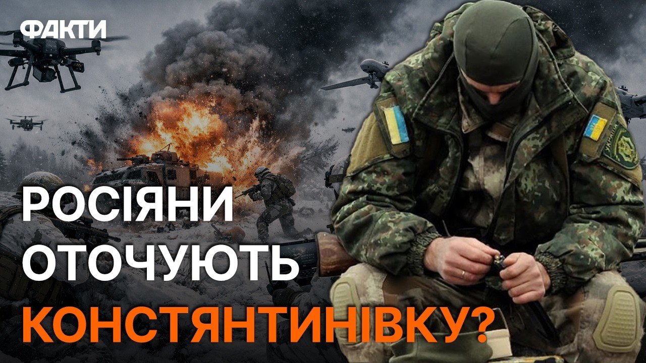 ТЕРМІНОВО! КОСТЯНТИНІВКУ візьмуть В КІЛЬЦЕ? Росіяни РВУТЬ трасу ДО МІСТА ТА ШТУРМУЮТЬ З УСІХ БОКІВ!