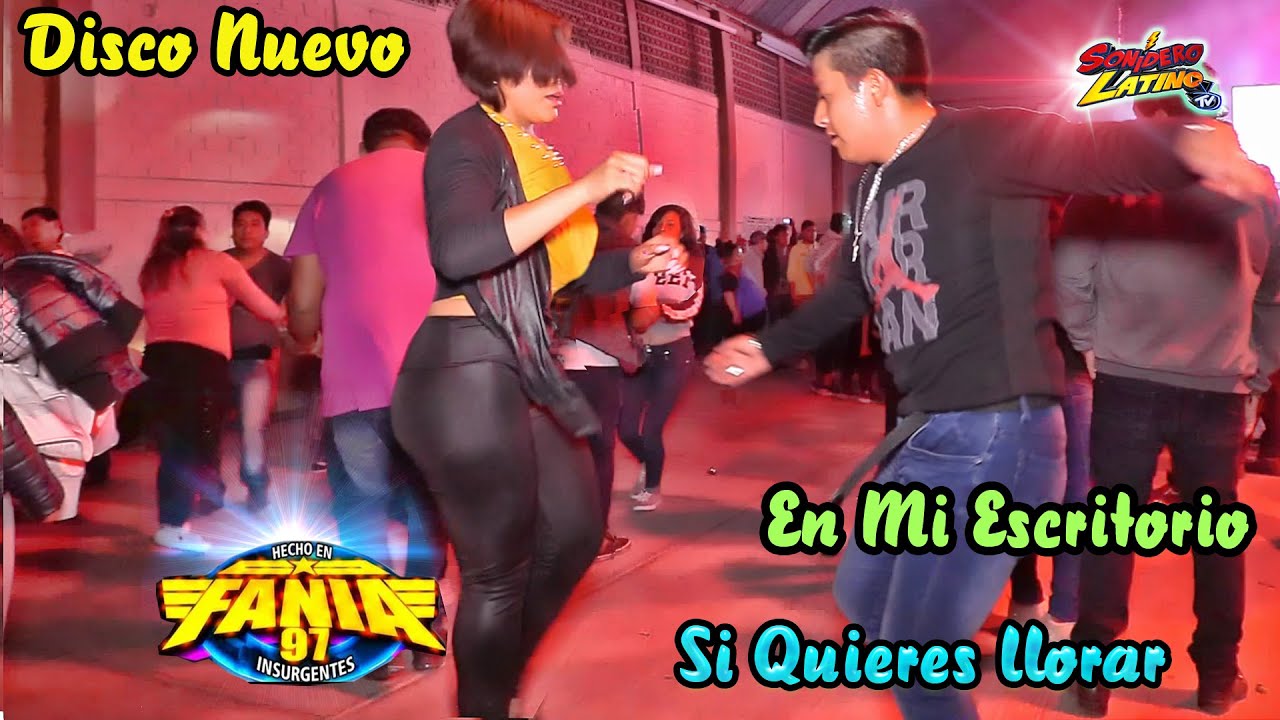 DISCO NUEVO - QUE BUENAS CUMBIAS DE ESTRENO (( EL ESCRITORIO VS QUIERES LLORAR )) SONIDO FANIA 97