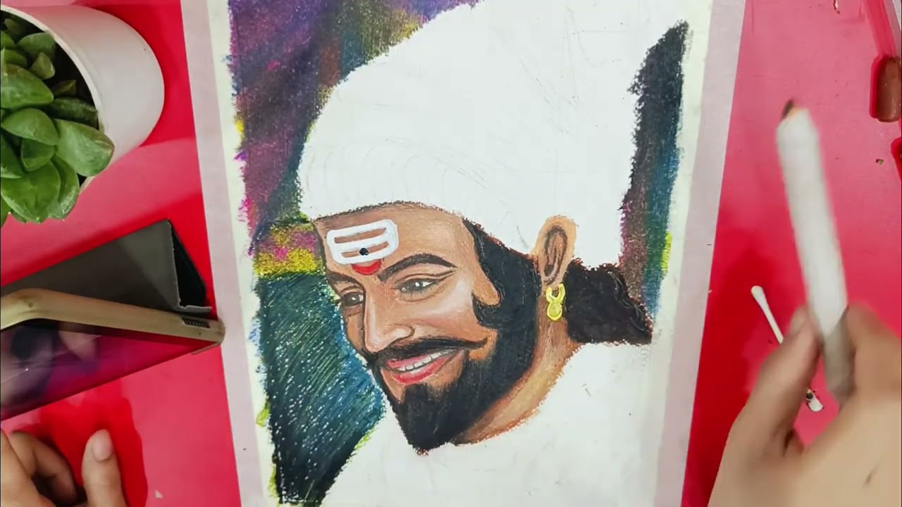 Chhatarpati shivaji maharajah painting #art #artandcraft #painting #painting #sketch #drawing 