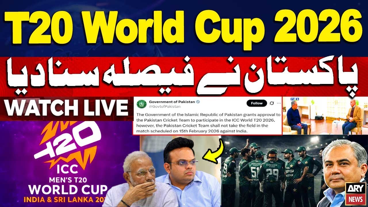 Live: T20 World Cup 2026 - Pakistan Stuns India - Big Annoucement - Live Updates