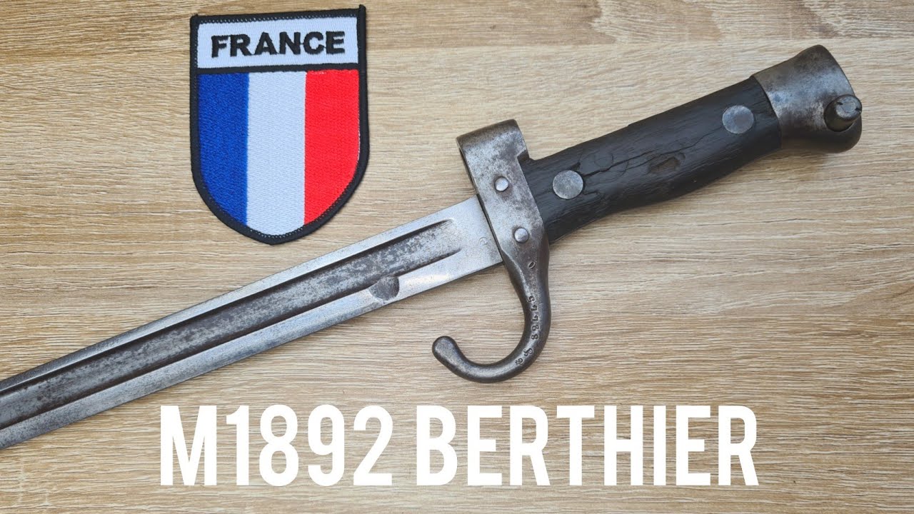 Французский сабельный штык обр.1892 г. к мушкетуну Манлишер Бертье обр.1892 г.