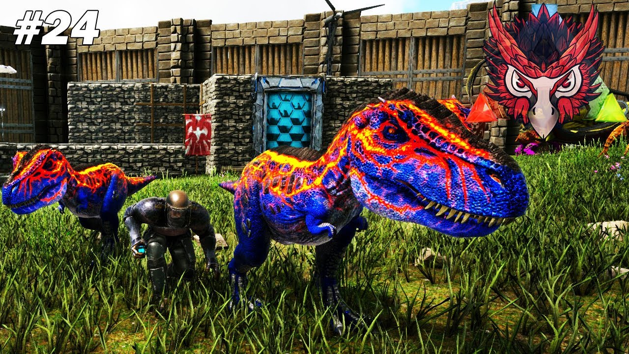 Début de l'élevage des bébés Rex-X ! Ark Ep24