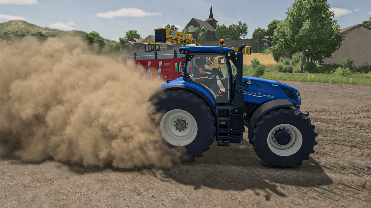 Экстремальная пыль за тракторами | Farming Simulator 25