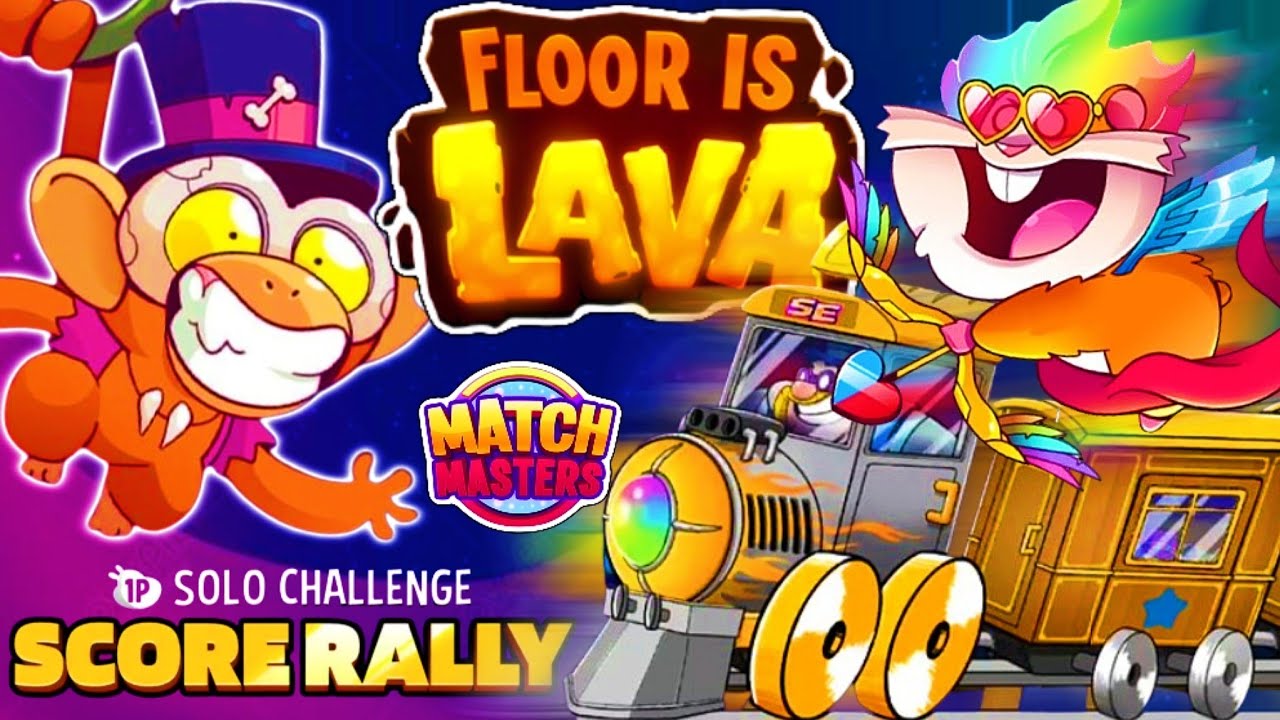 The FLOOR is LAVA SCORE RALLY Solo Challenge | Match Masters