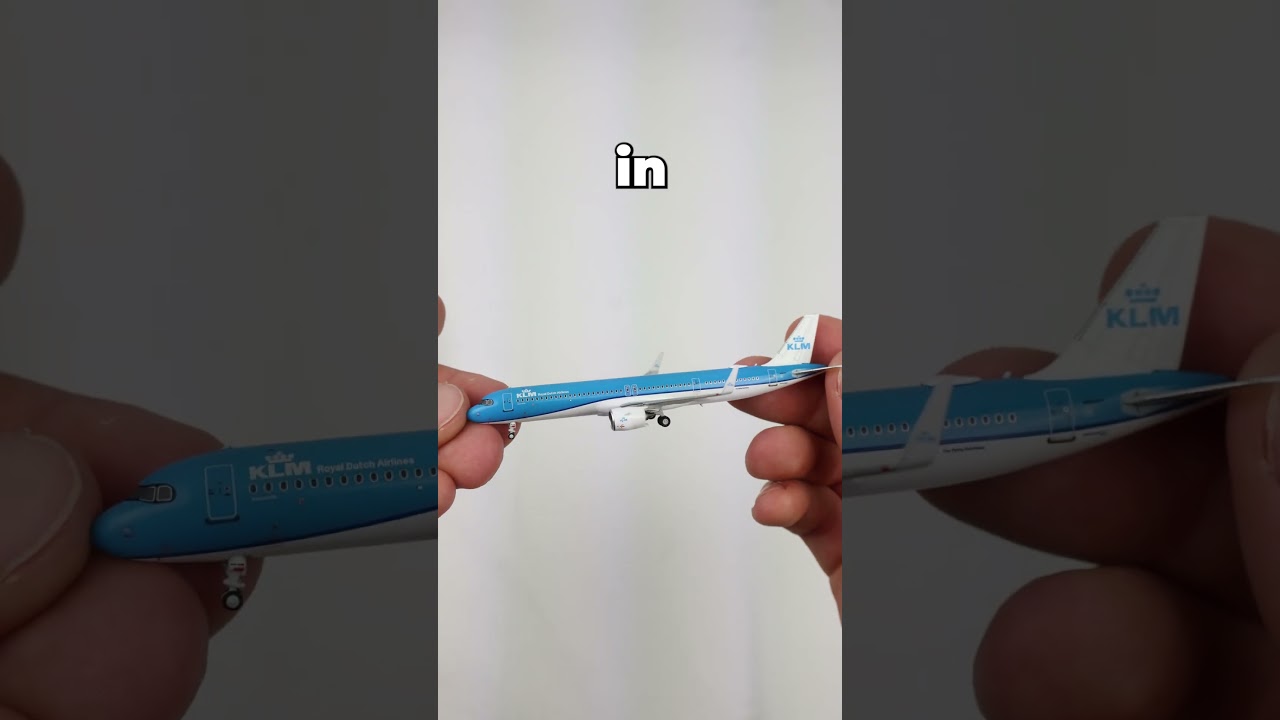 Unboxing the KLM A321neo in 1:400 &ndash; NG Models nailed it! 🇳🇱✈️