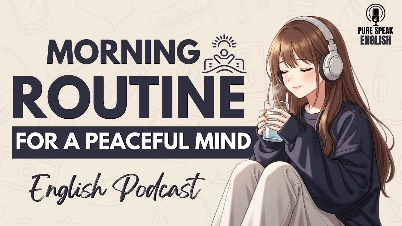 Morning Routine for a Peaceful Mind - Slow English Podcast | Daily English Speaking Practice