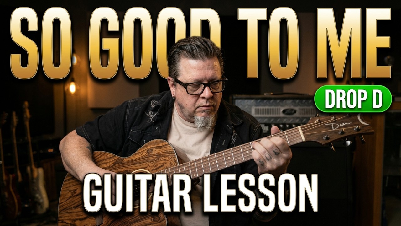 SO GOOD TO ME by ZACH WILLIAMS - Acoustic Guitar Lesson