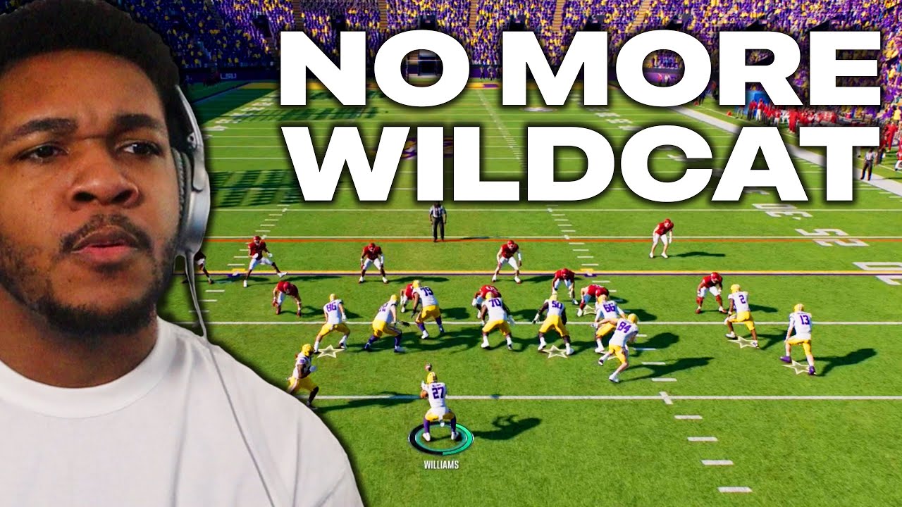 HOW TO STOP THE MOST OVERPOWERED PLAY IN COLLEGE FOOTBALL 25!! HOW TO STOP WILDCAT!