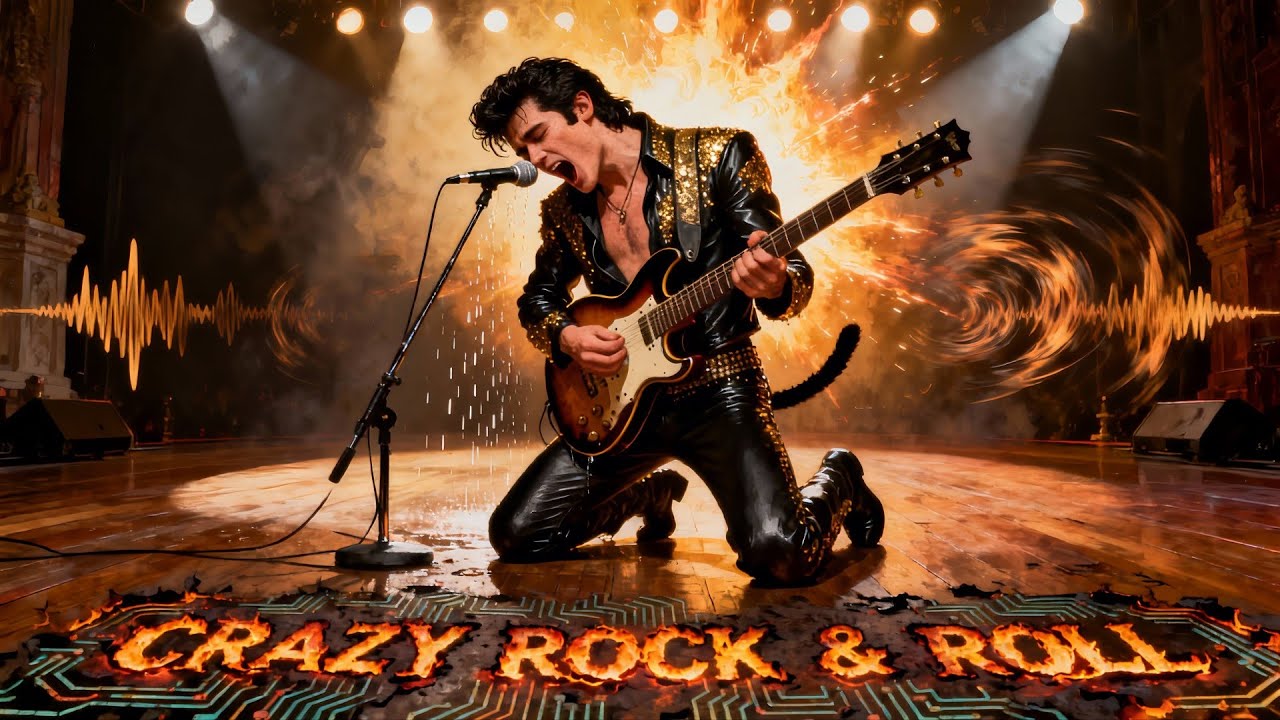 Classic 50s Rock ’n’ Roll Party! –🔥 Turn It Up! “Crazy Rock & Roll” 🎉🎸