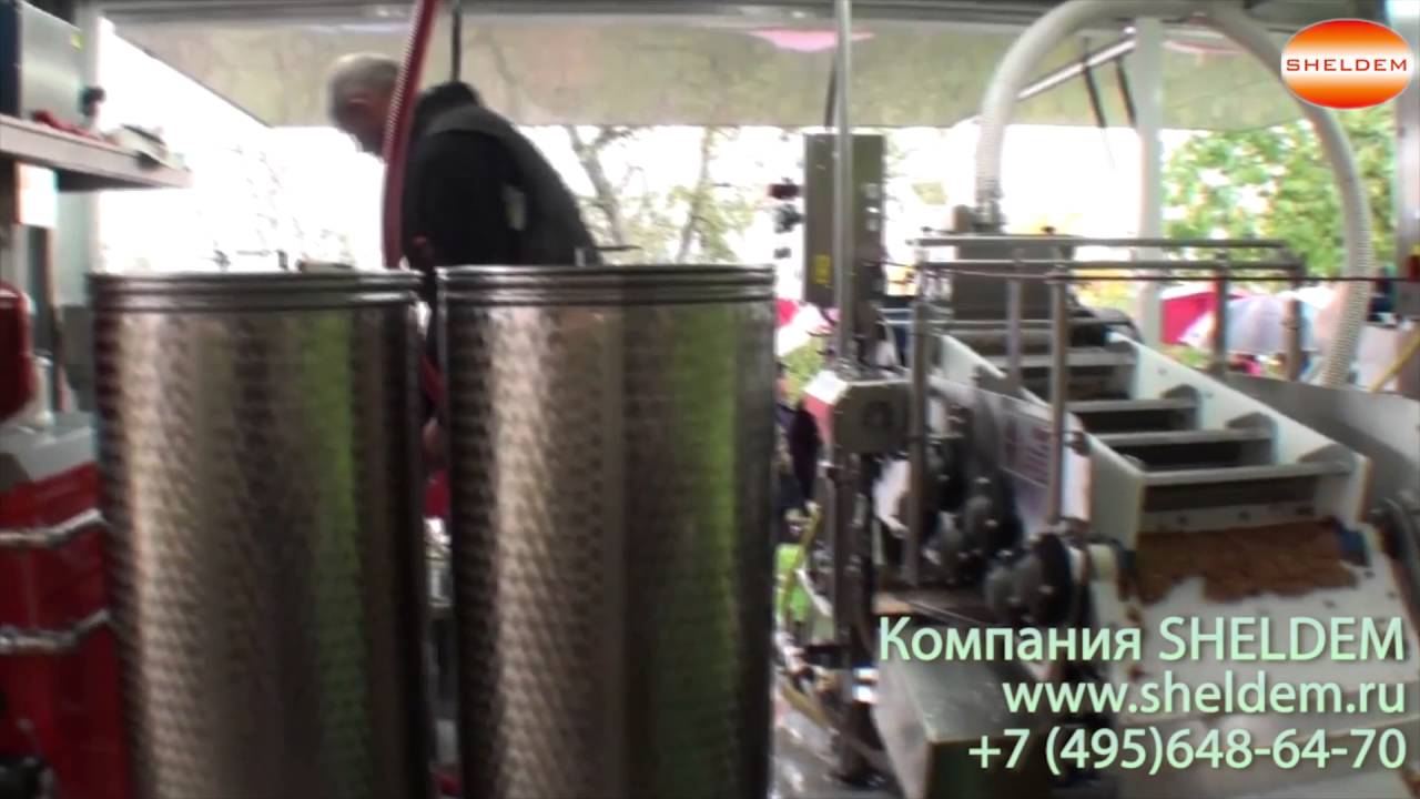 Мобильный мини-завод по производству натурального сока