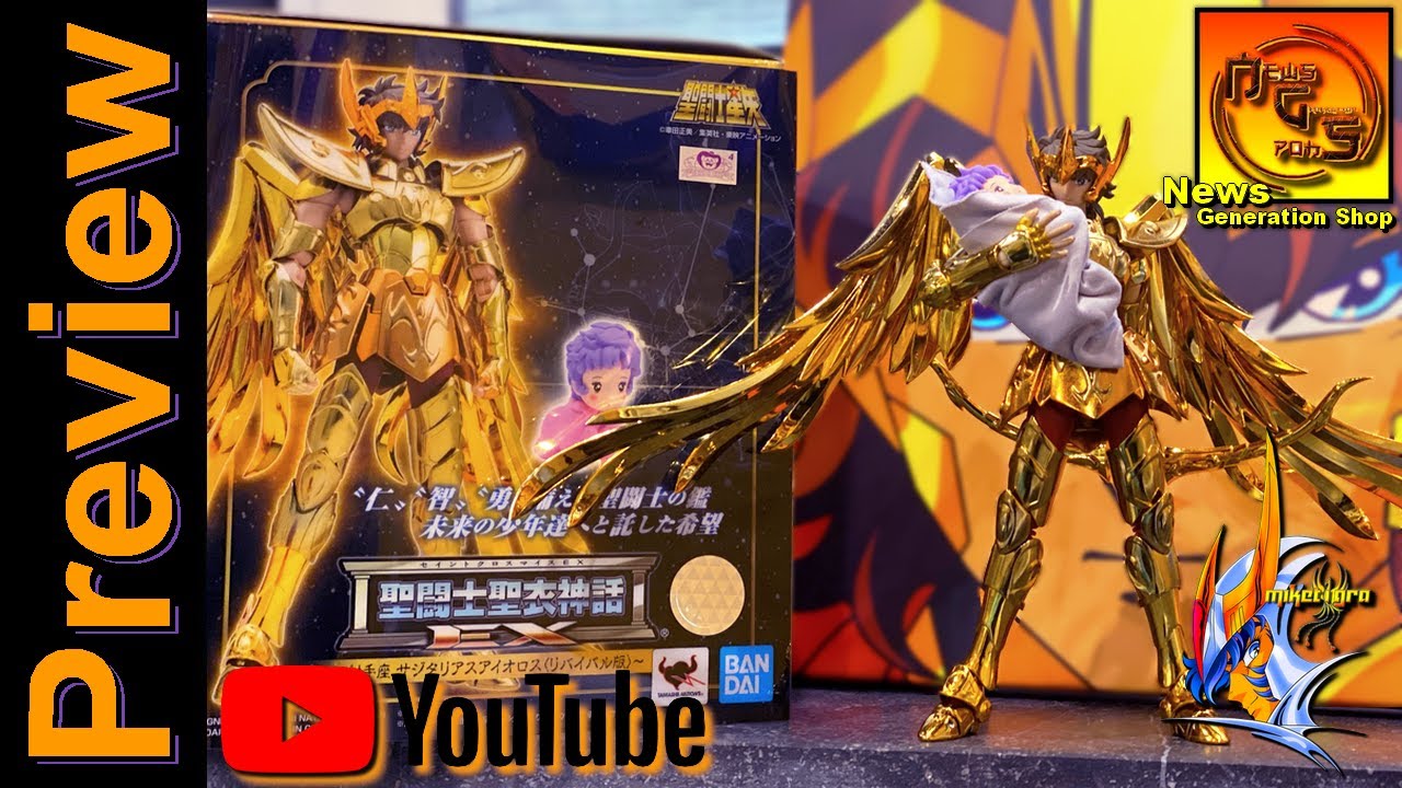 Saint Seiya Myth Cloth - La Collection de miketigra 2.0 : Aiolos du Sagittaire EX Revival Preview
