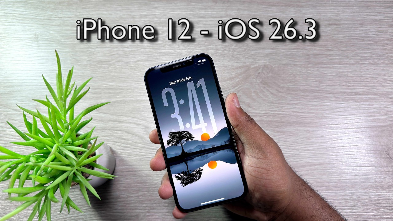 iOS 26.3 en iPhone 12 PRUEBA de RENDIMIENTO & BATERÍA en 2026 | ¿Como va iOS 26.3? 🤔 - RUBEN TECH !