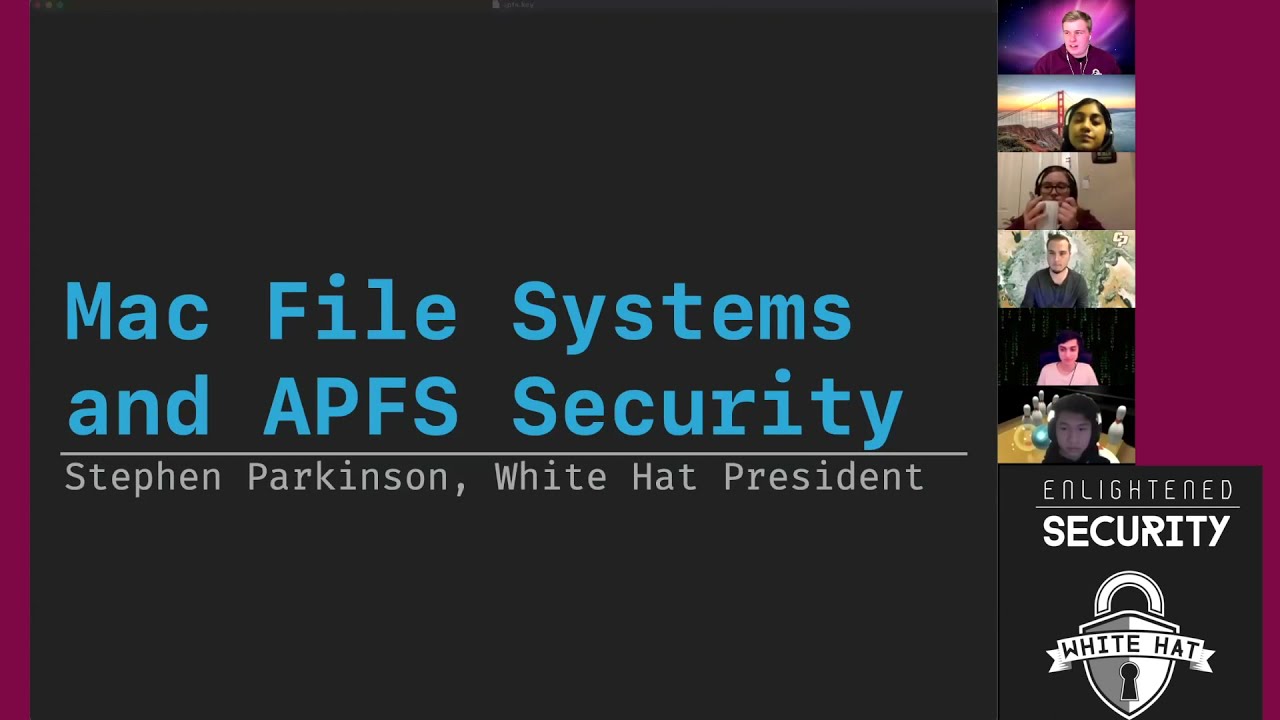 Mac File System and APFS Security - Stephen Parkinson