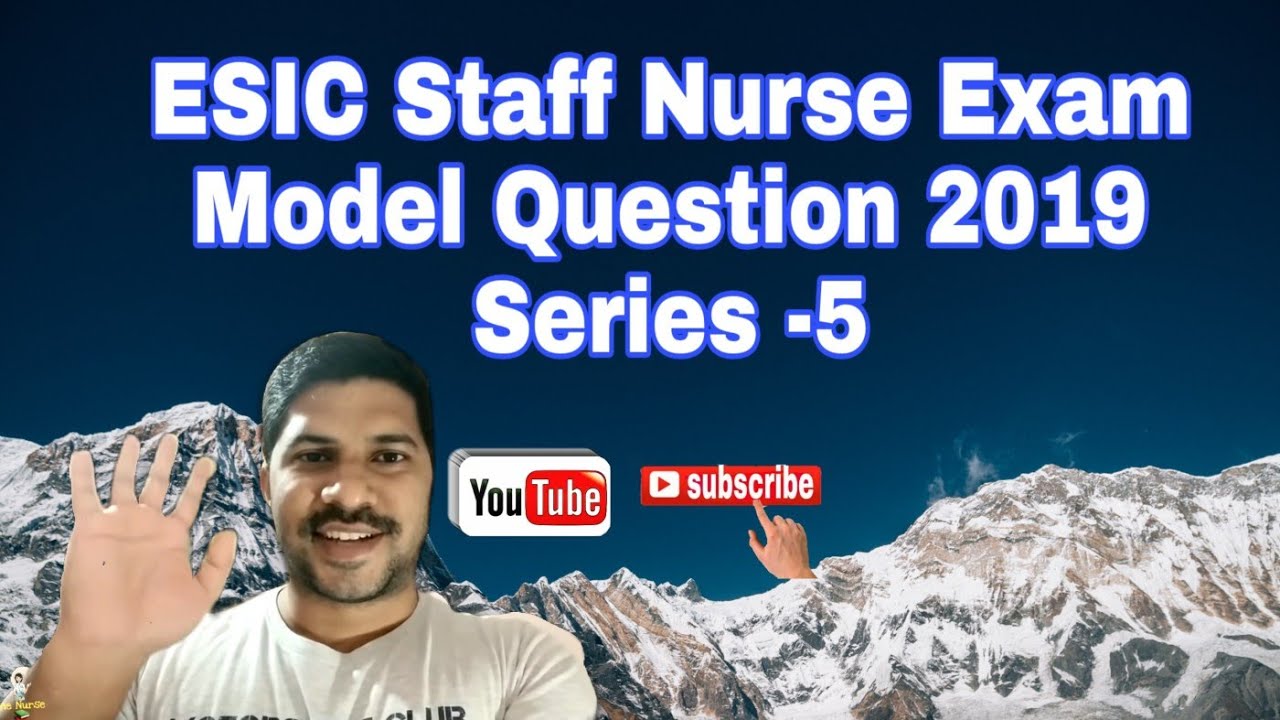 ESIC Recruitment 2019  ||Staff Nurse ||Solved Questions with answers