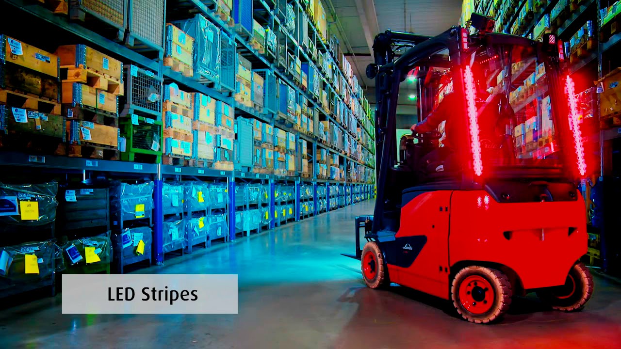 Linde TruckSpot Visual Warning, Safety Guard, New Lights Concept