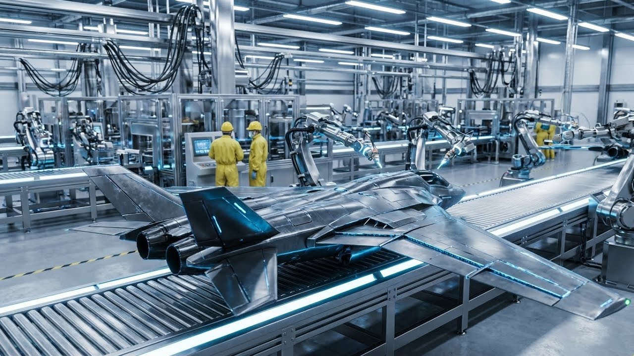 Aerial Combat Robot SKYRAVEN-X Takes Flight 🤖 | Inside a Futuristic Robot Factory