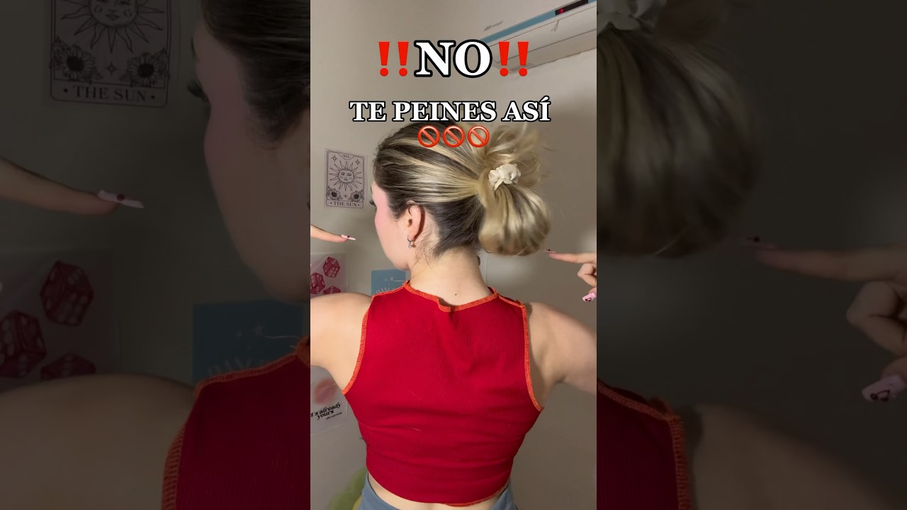 El chongo despeinado M&Aacute;S bonito y F&Aacute;CIL