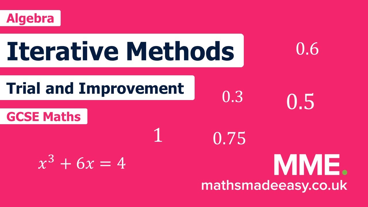Algebra - Iterative Methods (Video 1)