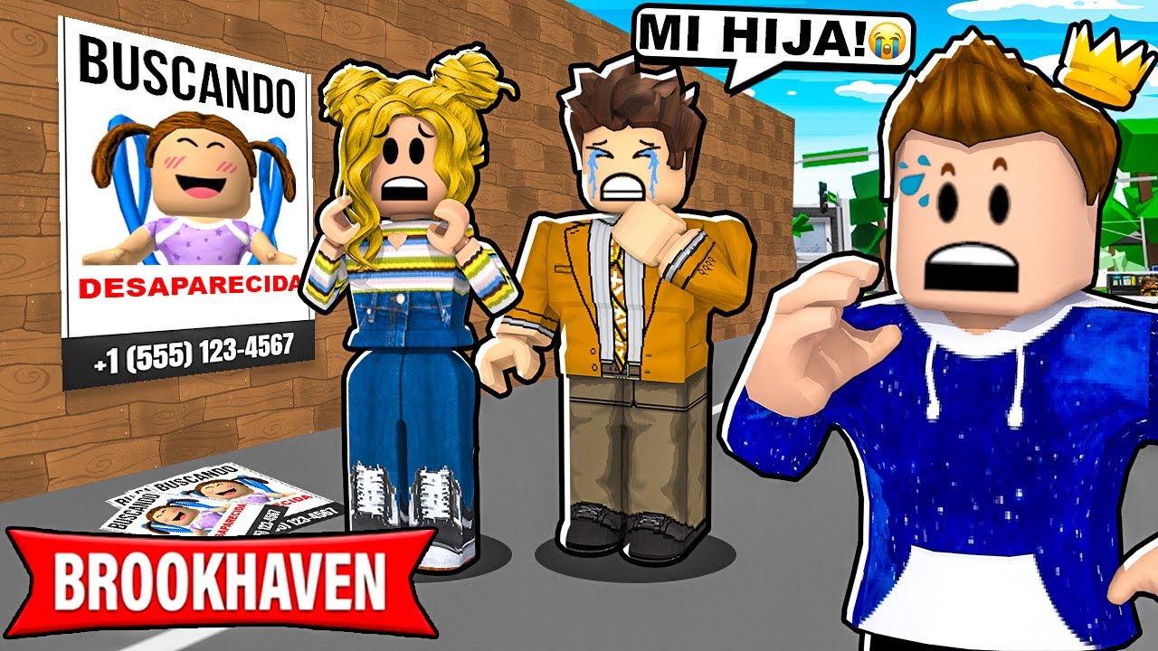 AYUDÉ a ESTA FAMILIA a ENCONTRAR a SU HIJA DESAPARECIDA! Historia de Brookhaven Roblox