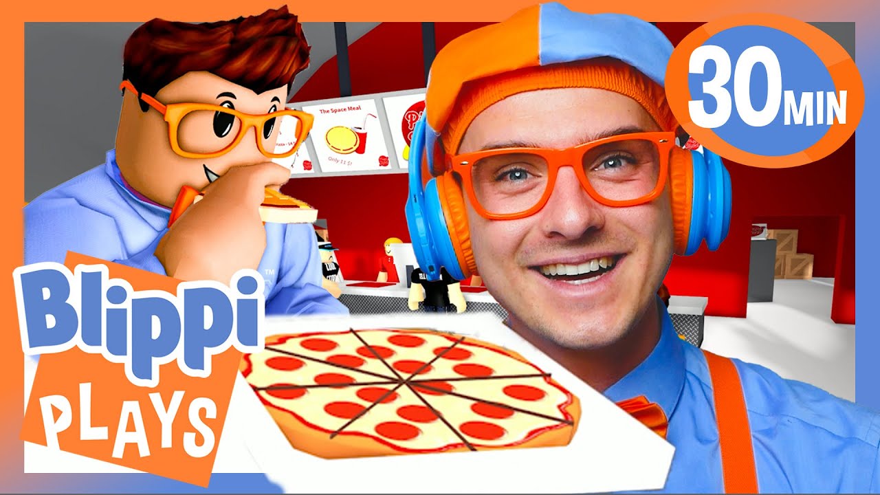 Let's Play 'Welcome to Bloxberg' with Blippi | BEST OF BLIPPI PLAYS ROBLOX! | Gaming Videos for Kids