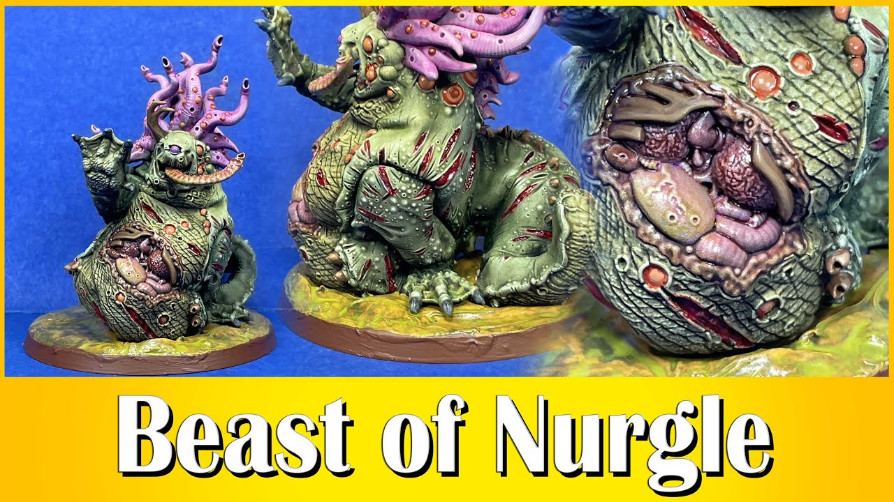 Joyful Painting - Maggotking of Nurgle - Beast of Nurgle, back to my roots