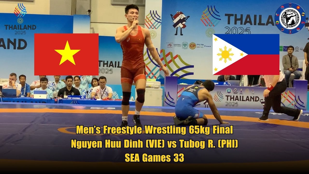 Men&rsquo;s Freestyle Wrestling 65kg Final: Huu Dinh Nguyen (VIE) vs Tubog R. (PHI) | SEA Games 33