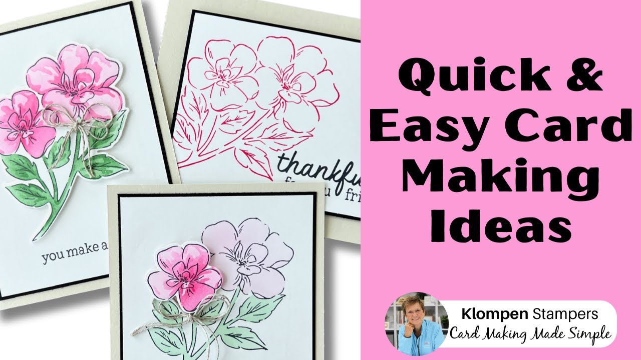 Stamp with a SIP: Quick and Easy Card Ideas Using Thankful Garden!