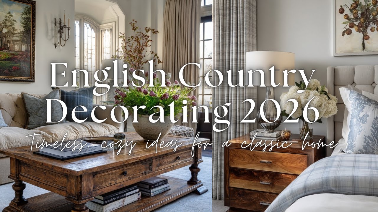 How to Style English Country Decorating Ideas in 2026 for a Cozy, Classic Home ✨