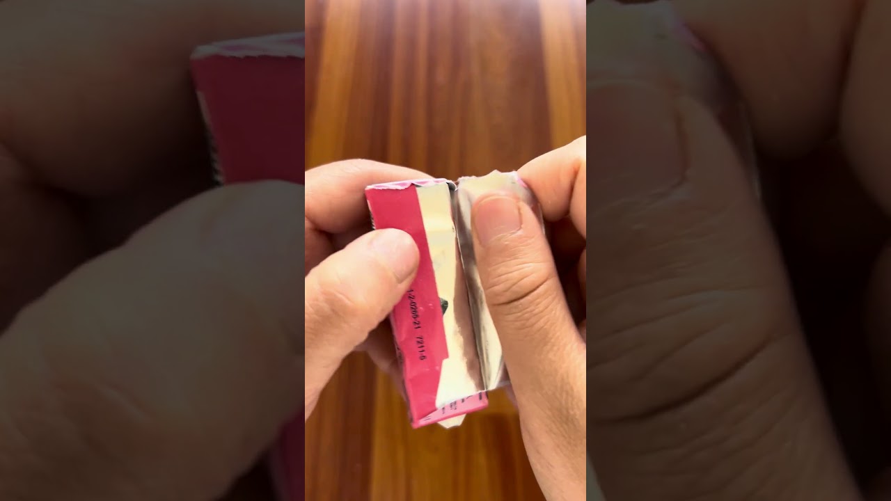 Trying Orbit Watermelon gum for the first Time! #unboxing #orbit #watermelon #asmr #opening #shorts