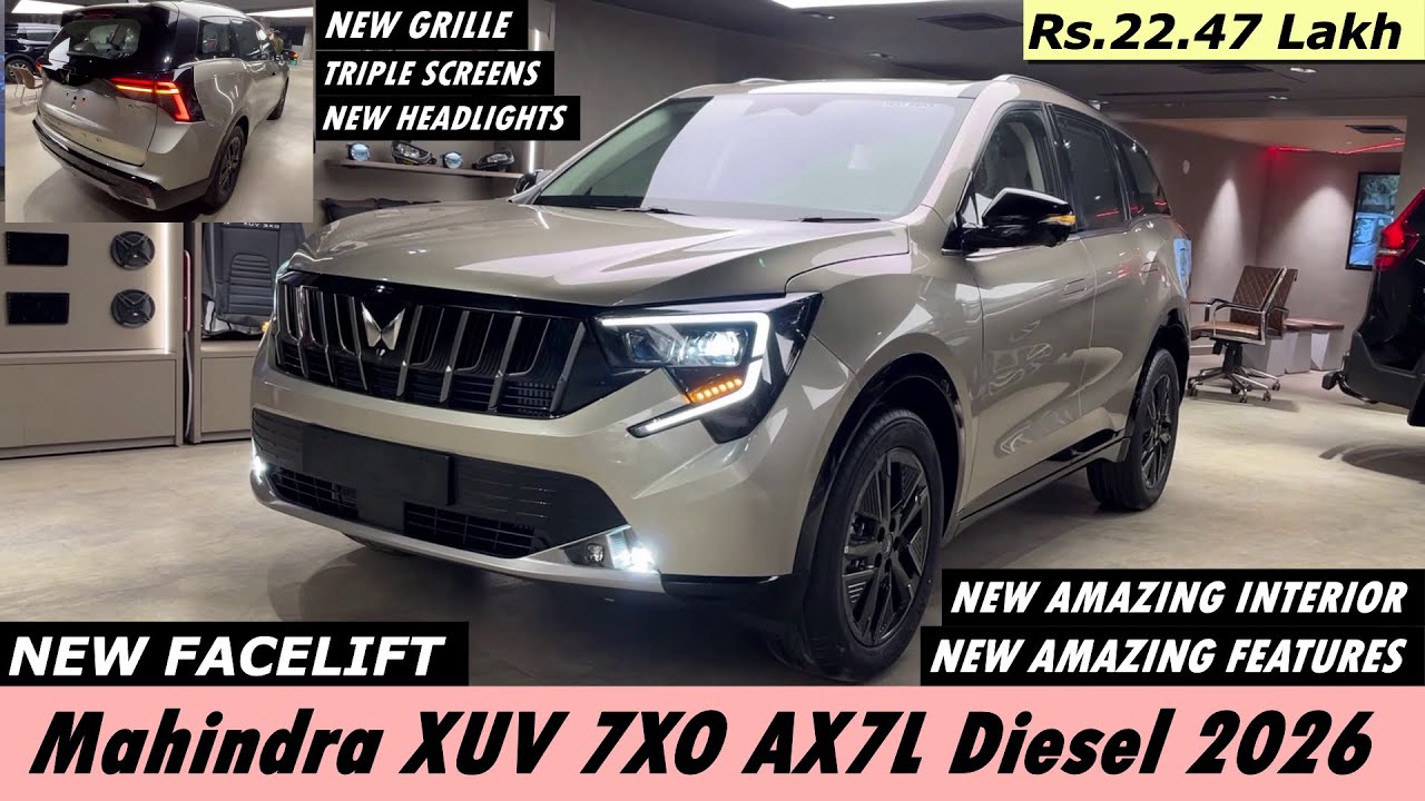 Mahindra XUV 7XO AX7L Diesel MT 2026 Facelift Detailed Review