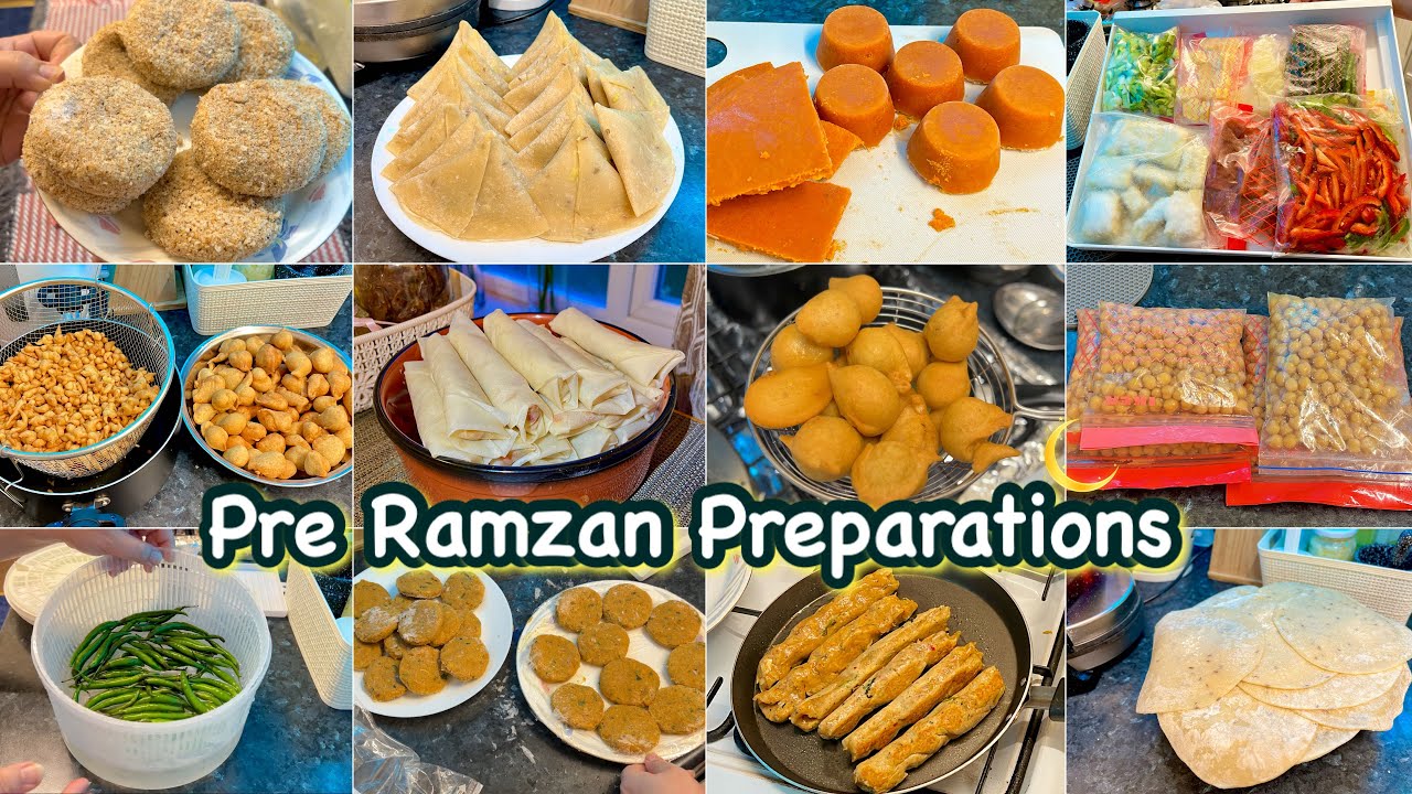 Pre Ramadan Preparations 2024 | Meal Prep for Ramzan | Make and Freeze & save Time
