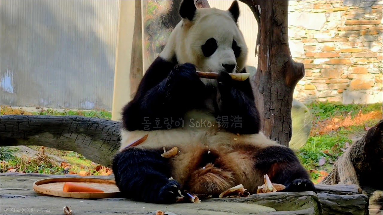 귀멸의 푸바오~?! | 2월 6일 오전(푸바오 실시간) Panda Fubao
