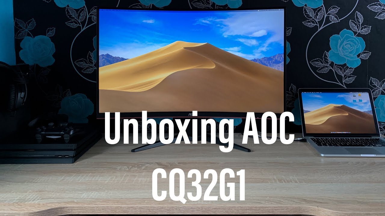 AOC CQ32G1 31.5 QHD 144Hz Monitor Unboxing and Setup
