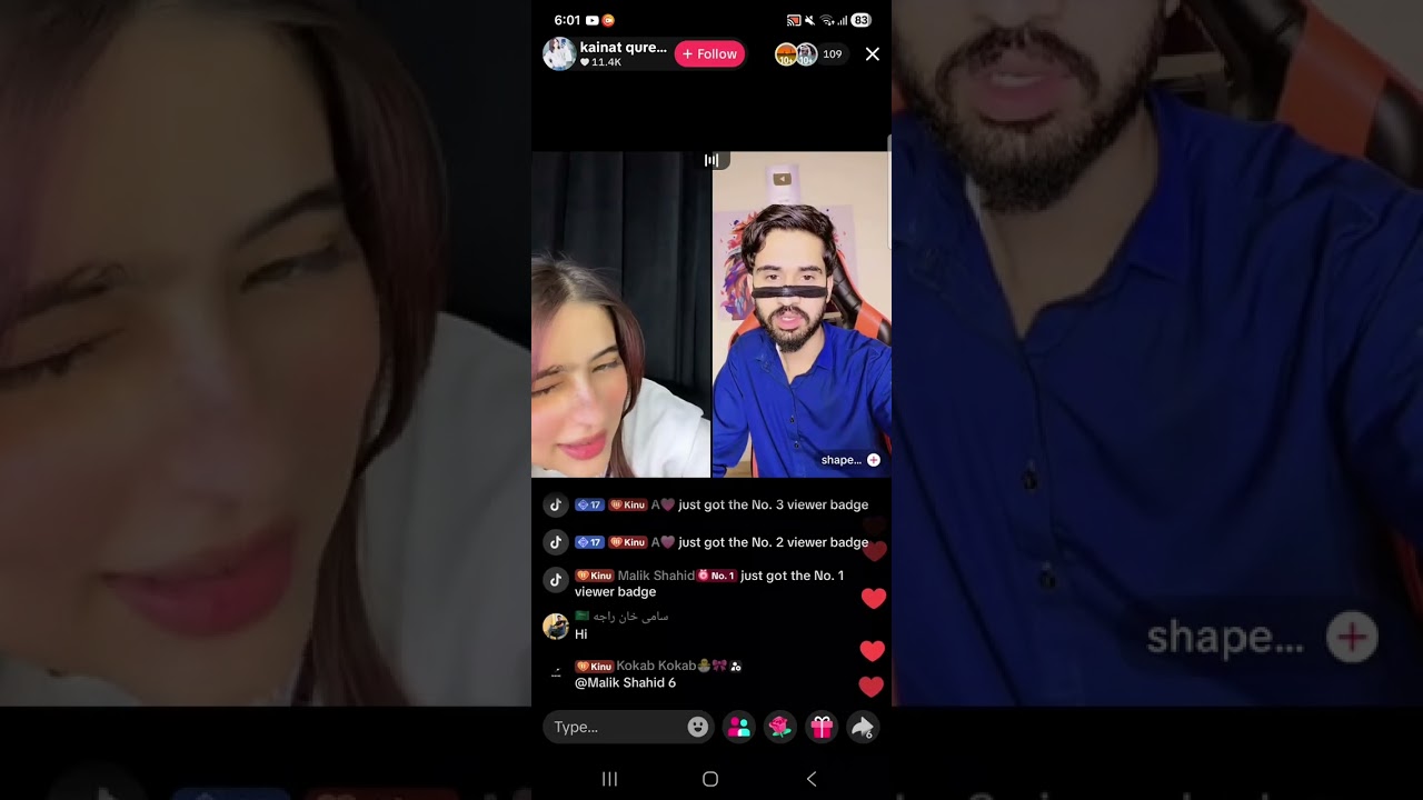 kainat qureshi tik tok live match today 28 02 2026