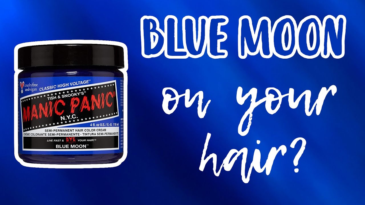 Manic Panic BLUE MOON | Образцы волос